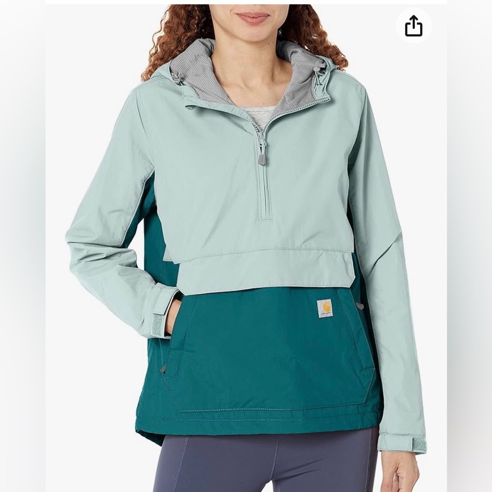 Carhartt Women's Rain Defender Loose Fit Lightweight Packable Anorak | Sz Small
